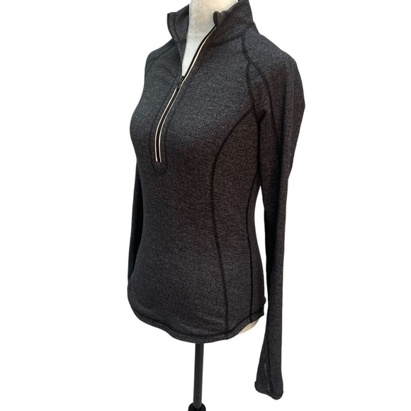 LULULEMON Run U-Turn Pullover Reversible 1/2 zip Size 4 - Picture 3 of 11